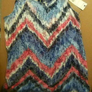 Relativity women tank top watercolor Size M, #a1